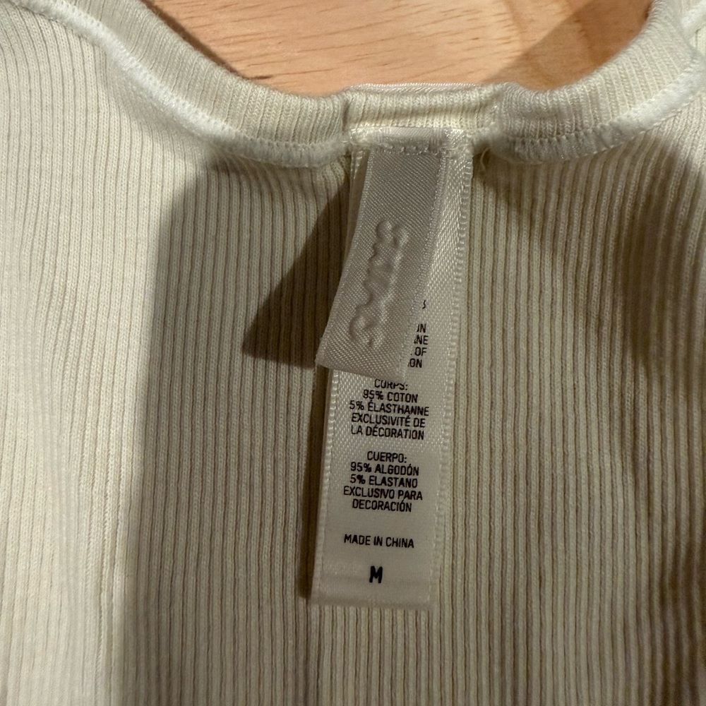 Skims Cream Ribbed Tank M - Picture 4 of 4